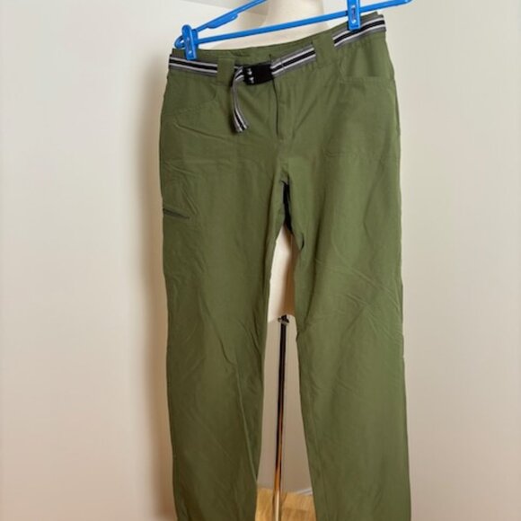 EMS green hiking pants with belt, size 4R - Picture 1 of 5